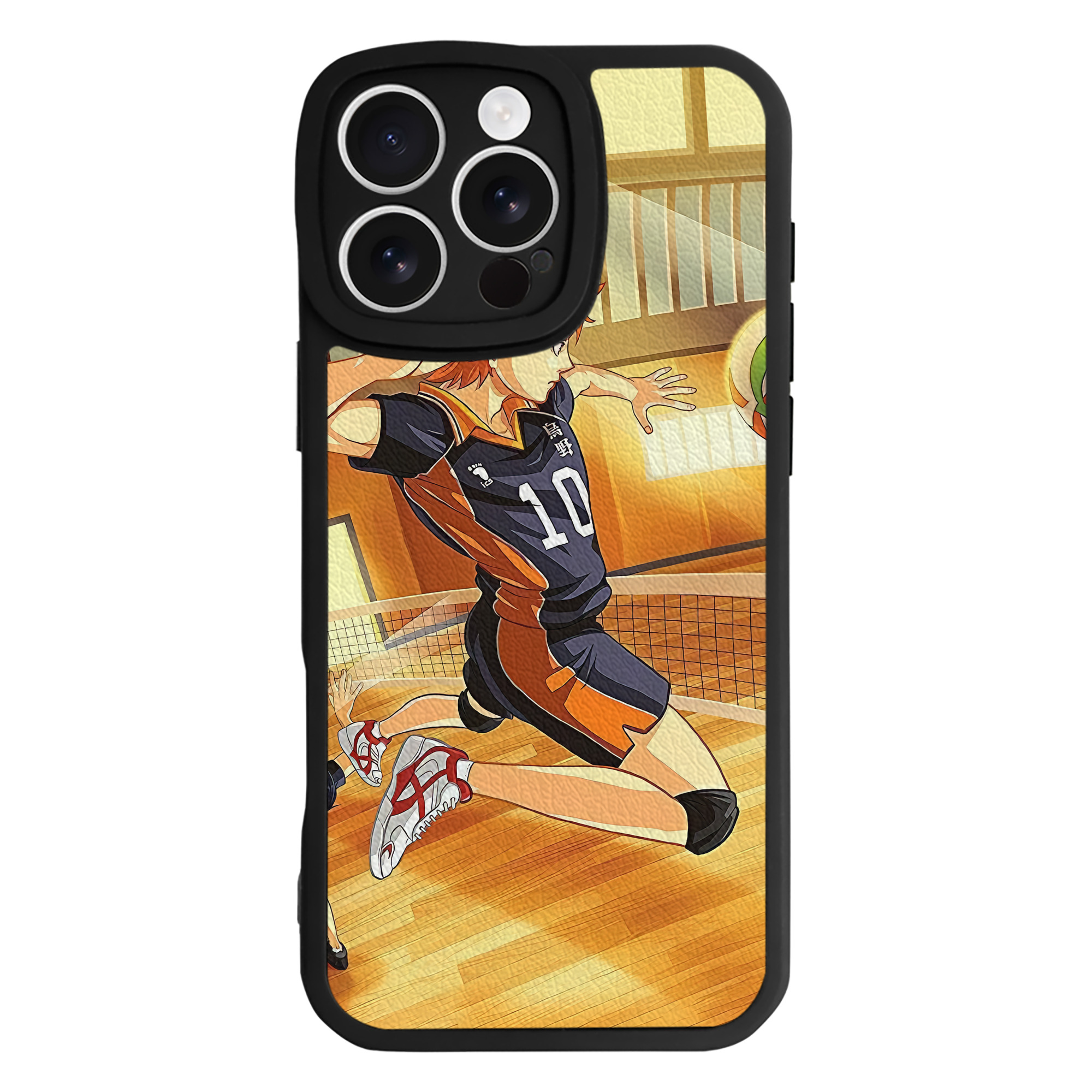 （画像用） ハイキュー!! Haikyu!! 【iPhone 16シリーズ対応】シリコンスマホケース（レザー調） 材質：シリコン